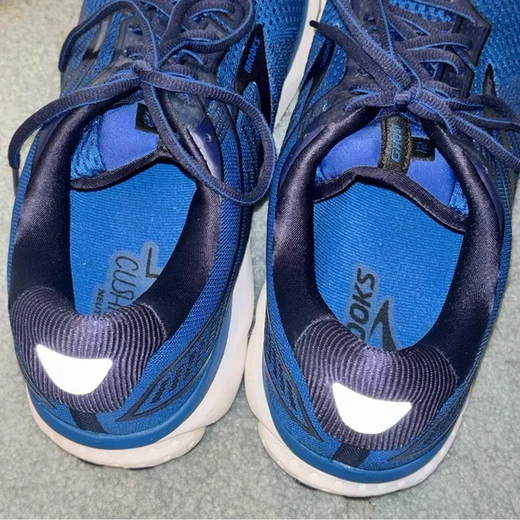 Brooks Men Ghost 12 Running Shoe, True Blue/Black US Size  display picture 1
